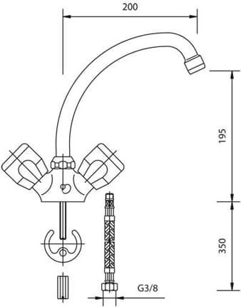 smesitel eurostar nova 140-0198-02 shema